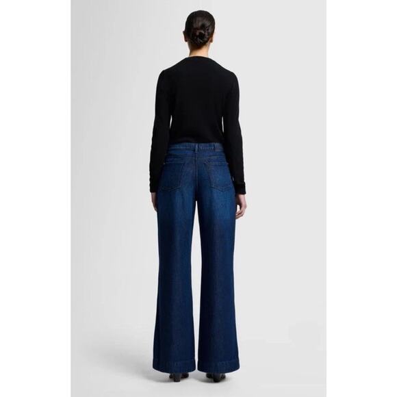 7 For All Mankind Sz 29 TAILORLESS STORMY DENIM LUSTRE MODERN DOJO NWT $248 - Picture 13 of 16